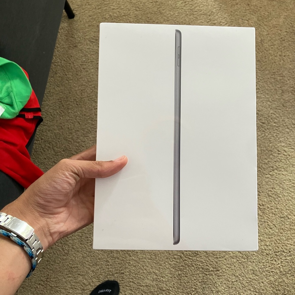 REAL apple ipad most recent model ordered off amazon it was a birthday present